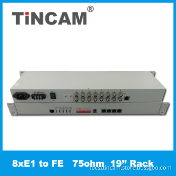 8e1 to 4 Ethernet Converter Fiber Optical Equipment China Manufacturer